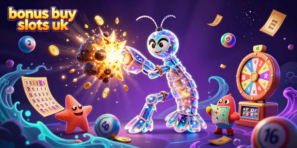 Experience thrilling gameplay with bonus buy slots uk in this vivid 3D scene showcasing a galactic sushi warrior in action.