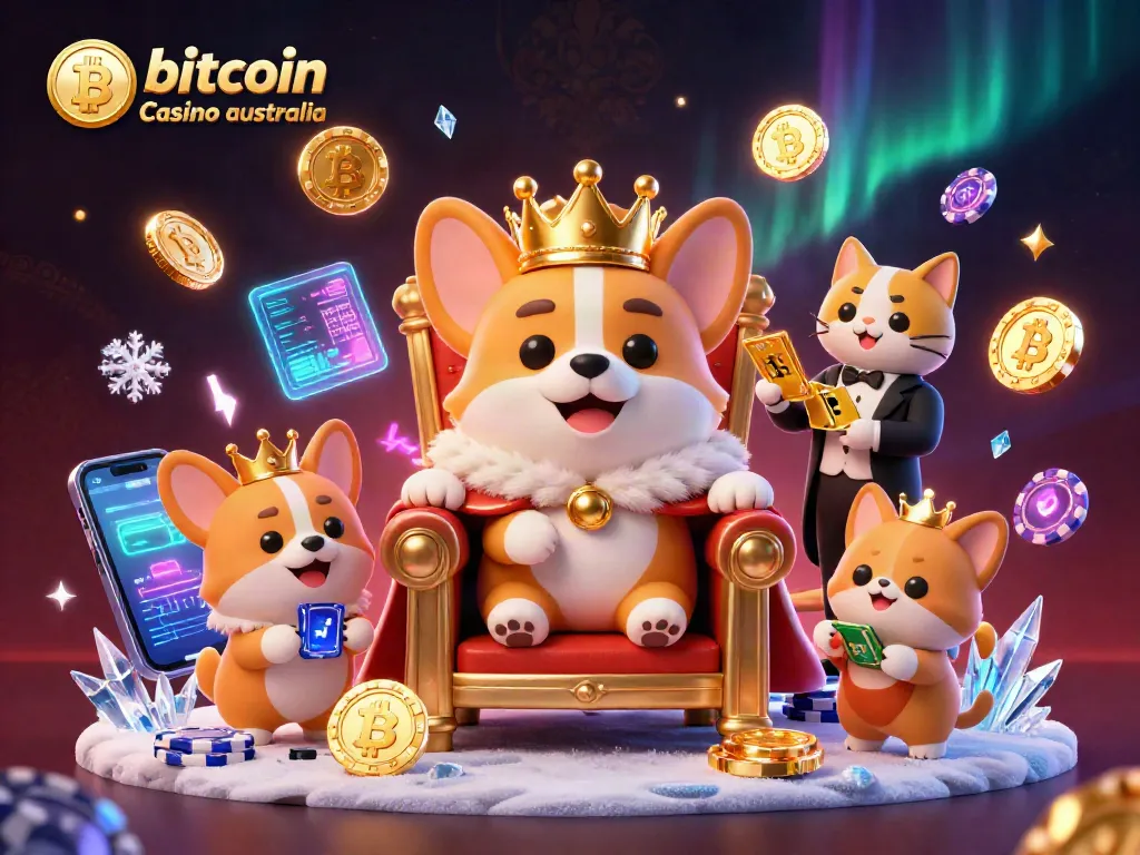 Experience the thrill of bitcoin casino Australia with royal corgis, crypto elements, and dynamic gameplay.
