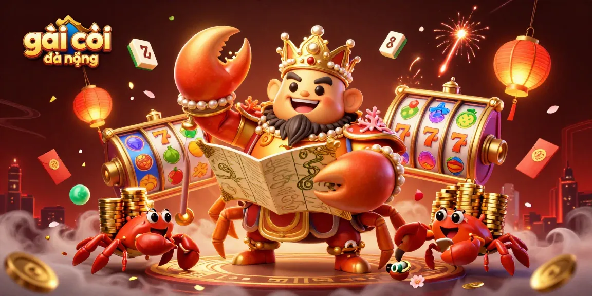 Engage in the vibrant world of gái gọi đà nẵng with a dynamic casino-themed illustration showcasing colorful slot reels and eclectic elements.