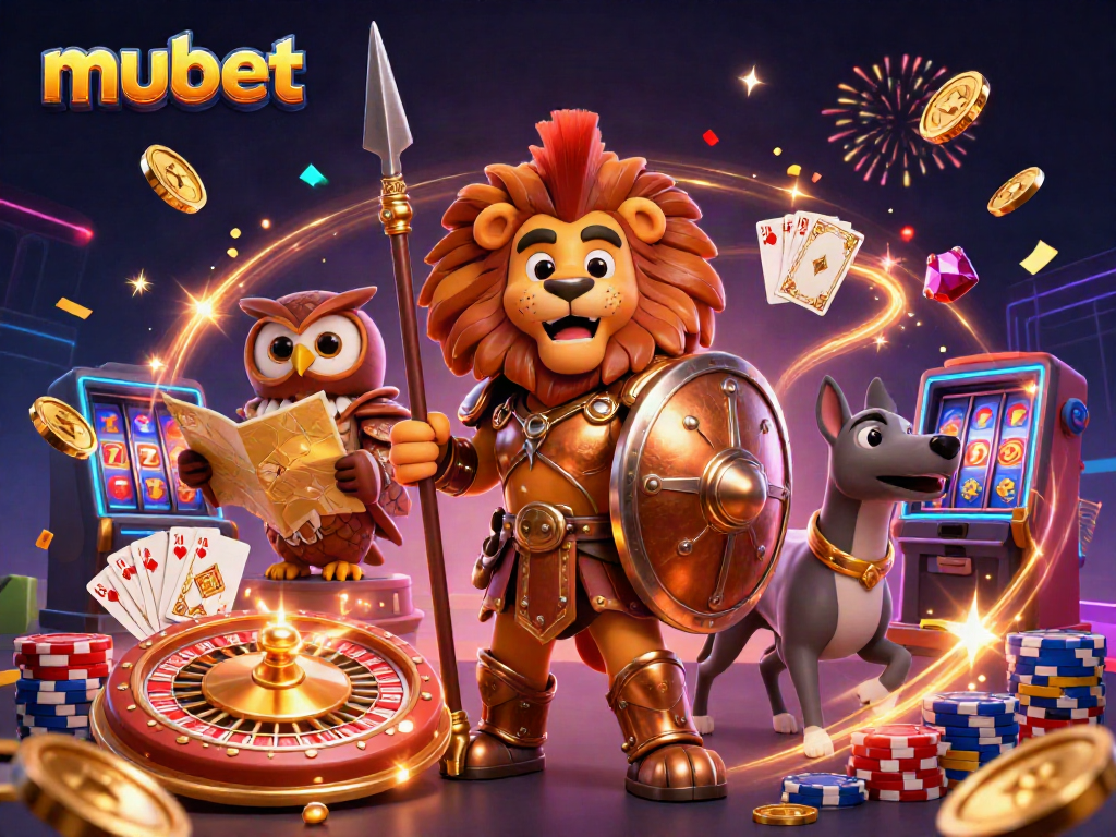 Experience thrilling winning chances at mubet with stunning casino elements and vibrant characters.