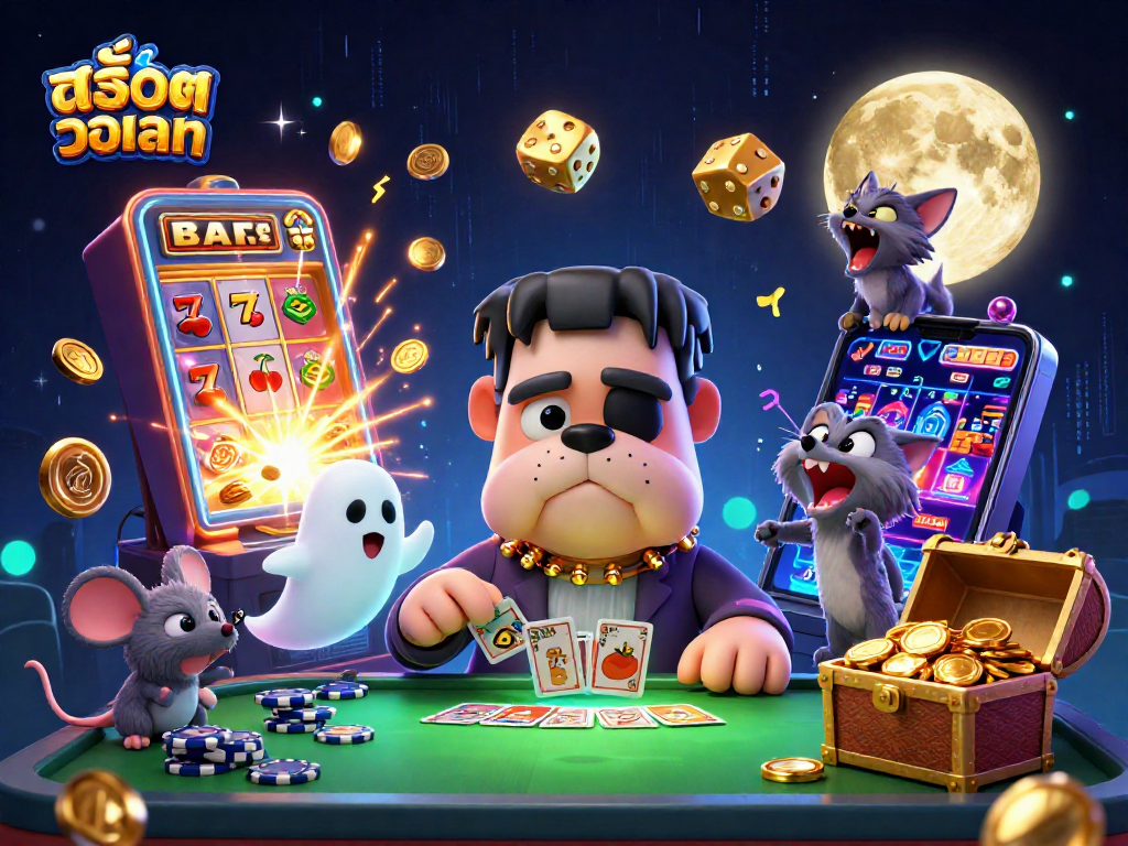 Experience the thrill of สล็อตวอเลท with dynamic casino fun featuring vibrant characters and exciting game elements.
