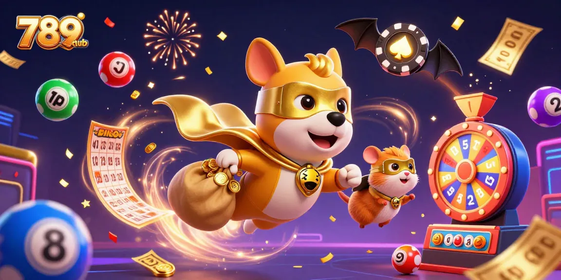 Experience the thrill of winning at 789club with a dynamic scene of gaming fun and excitement.