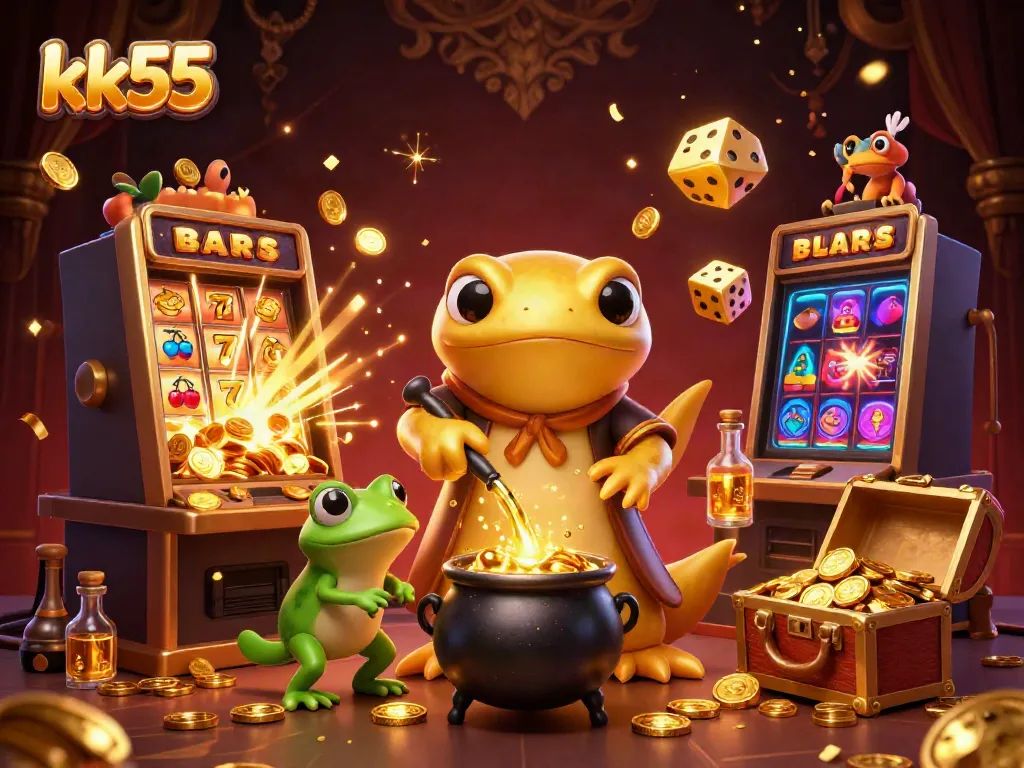 Experience the thrill of winning at kk55 with exhilarating moments of slot machines and alchemy.