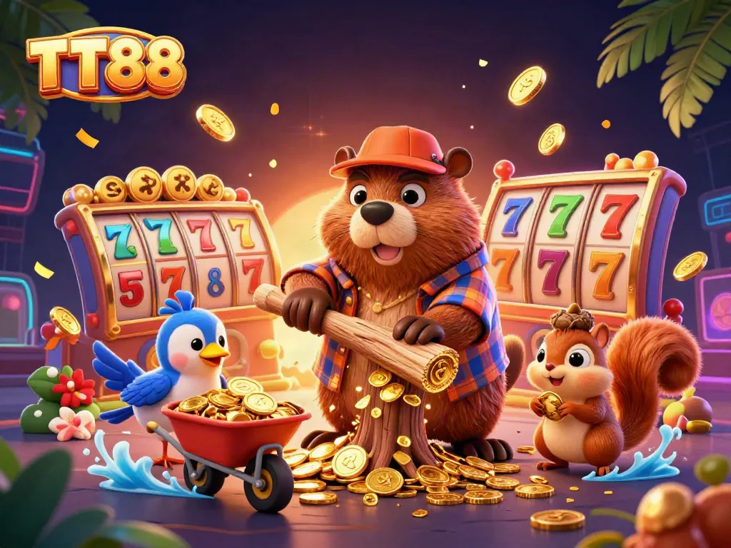 Experience the thrill of winning at TT88 with golden coins and exciting gaming elements.