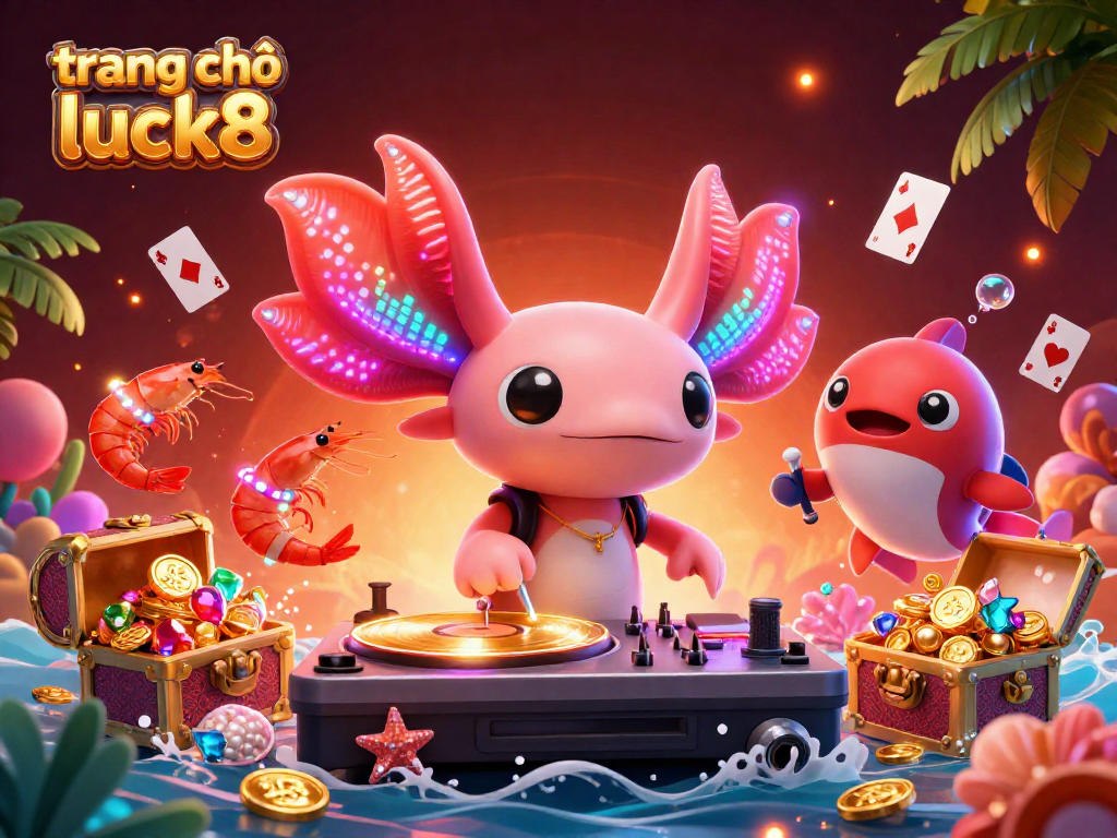 Experience excitement at trang chủ luck8's vibrant underwater casino adventure with playful characters.